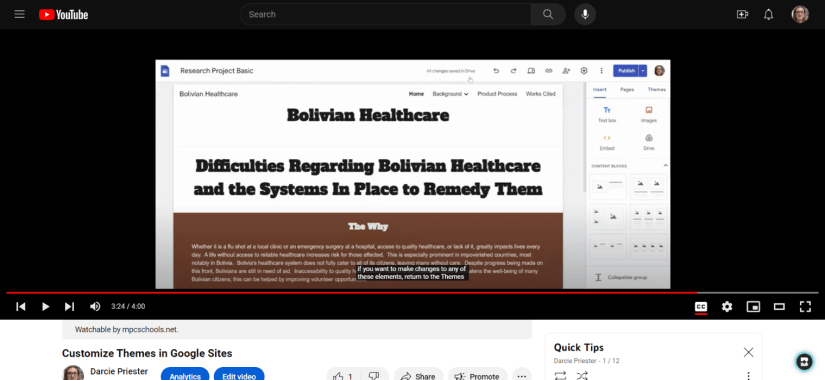 Quick Tech Tips: YouTube Edition – Ms Priester EDU